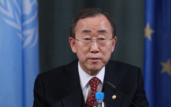 UN General Secretary Ban Ki-moon - Sputnik International