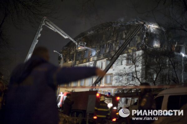 According to preliminary information, Chernyshev was killed when the building's roof collapsed - Sputnik International
