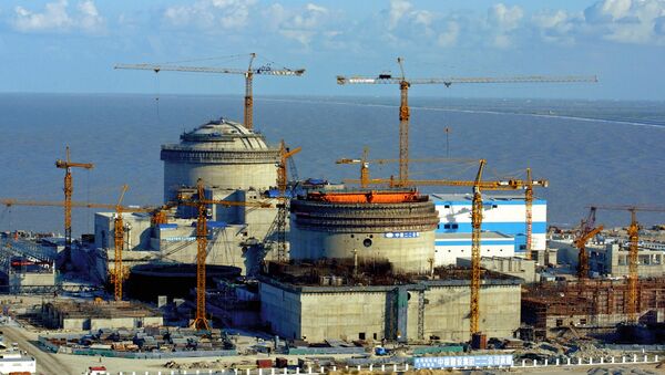 Construction of Tyanwan Nuclear Power Plant in China - Sputnik International