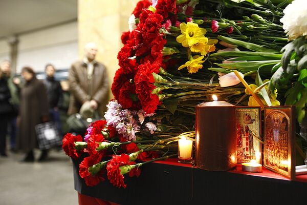 Day of mourning for terror victims in Moscow - Sputnik International