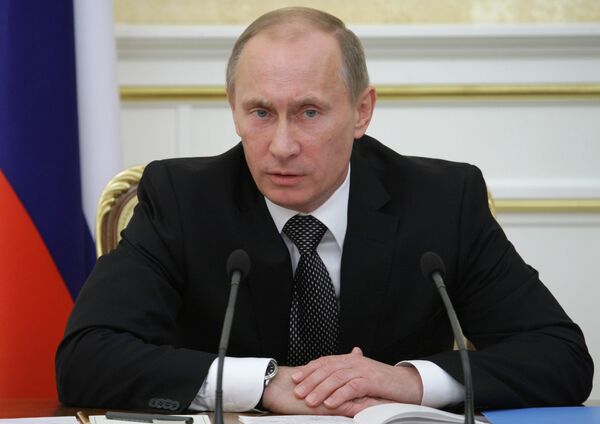 Prime Minister Vladimir Putin chairs meeting in Government House - Sputnik International