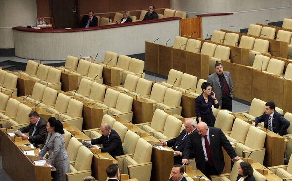  Russian State Duma passes bill expanding rights of small parties  - Sputnik International