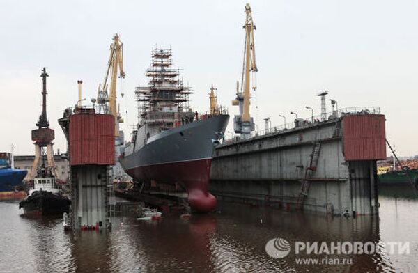 Russia launches new stealth warship - Sputnik International