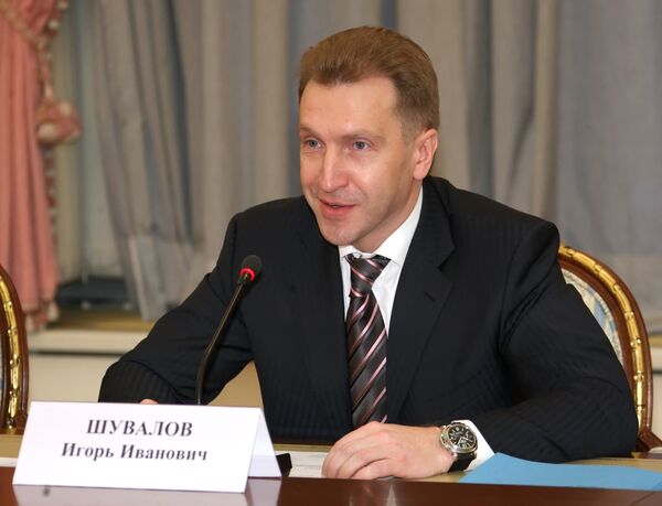 Russian First Deputy Prime Minister Igor Shuvalov - Sputnik International