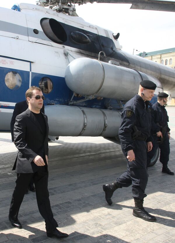 Medvedev arrives in Dagestan over recent blasts - Sputnik International