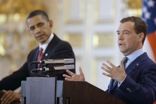 Joint news conference by Dmitry Medvedev and Barack Obama - Sputnik International