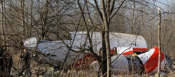 Polish Air Force Tu-154 crash site outside Smolensk - Sputnik International