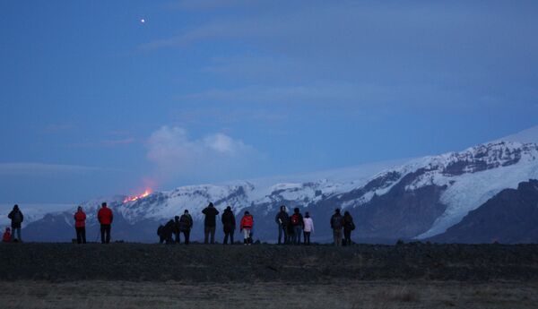 Извержение вулкана в Исландии - Sputnik International