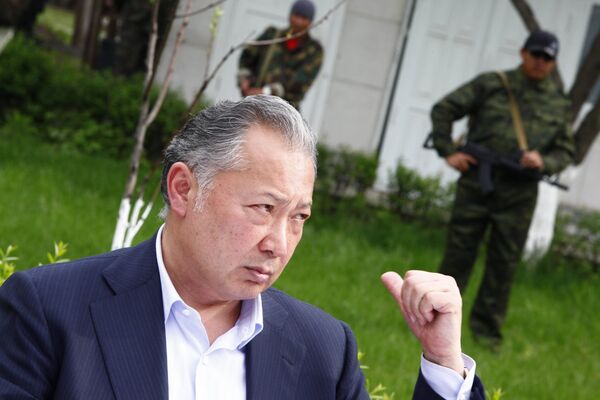 Ousted Kyrgyz President Kurmanbek Bakiyev Ousted Kyrgyz President Kurmanbek Bakiyev - Sputnik International