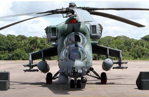 First shipment of Mi-35M Hind helicopters delivered to Brazil - Sputnik International