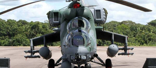 First shipment of Mi-35M Hip helicopters delivered to Brazil First shipment of Mi-35M Hip helicopters delivered to Brazil - Sputnik International