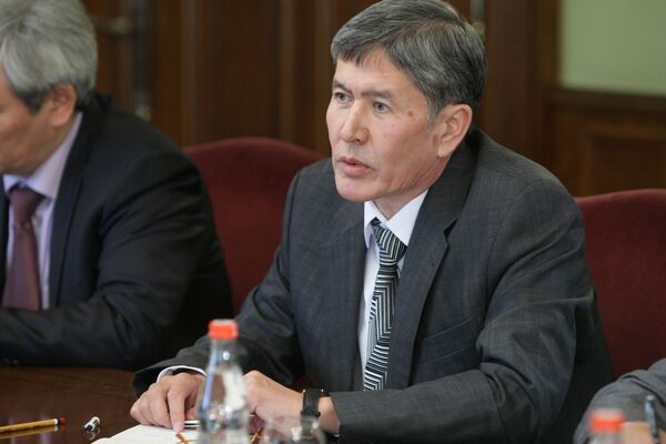 Kyrgyz interim Deputy Prime Minister Almazbek Atambayev - Sputnik International