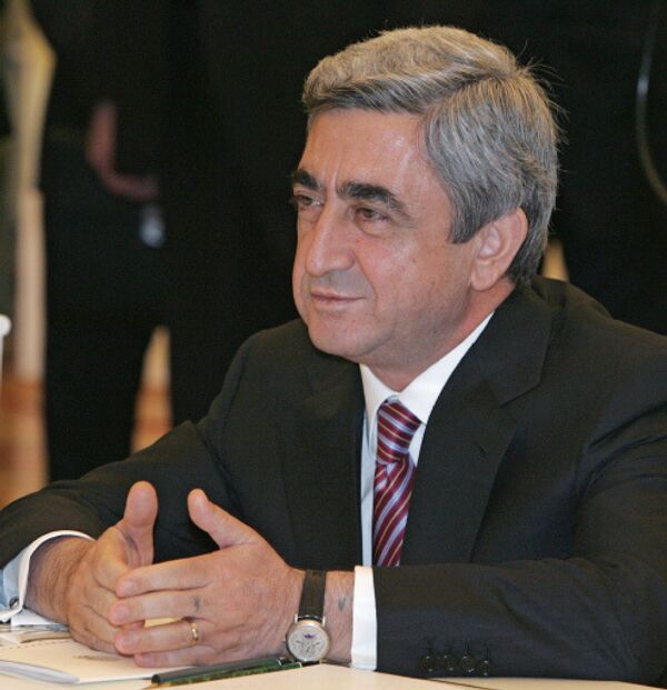 Armenian President Serzh Sargysan - Sputnik International