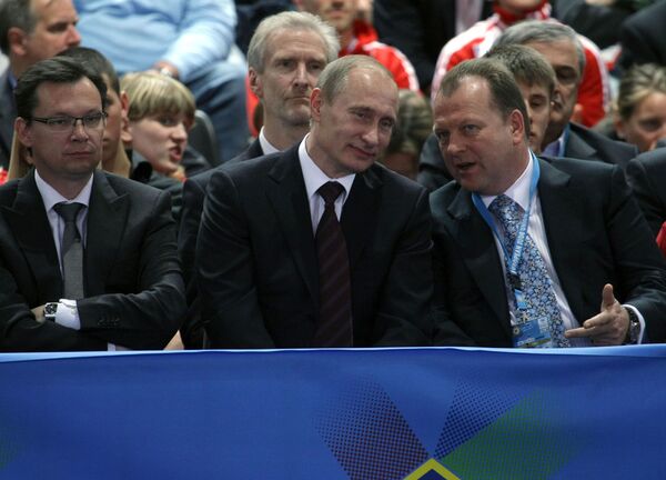 Vladimir Putin attends 2010 European Judo Championships - Sputnik International