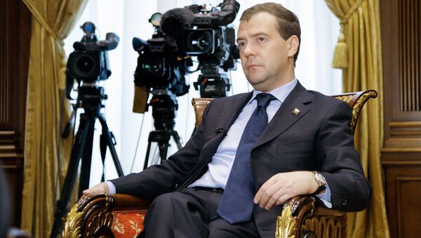 Dmitry Medvedev gives interview to Norway's Aftenposten newspaper - Sputnik International