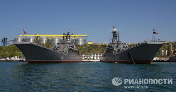 Russia’s Black Sea Fleet warships in Sevastopol - Sputnik International