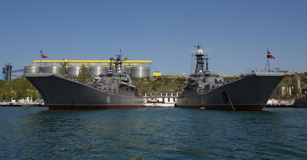 Black Sea Fleet's base in Sevastopol - Sputnik International