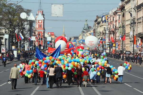 Russia set to celebrate Spring and Labor Day - Sputnik International