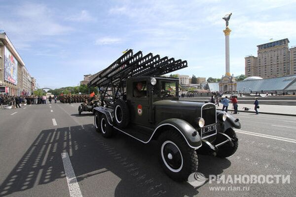 Full rehearsal of joint Victory Parade in Kiev - Sputnik International