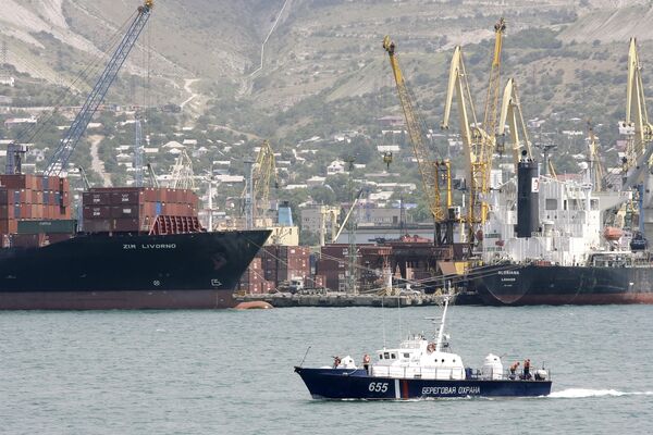 The sea port of Novorossiisk - Sputnik International