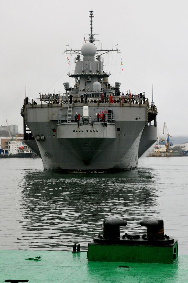 Arrival of USS Blue Ridge in Vladivostok - Sputnik International