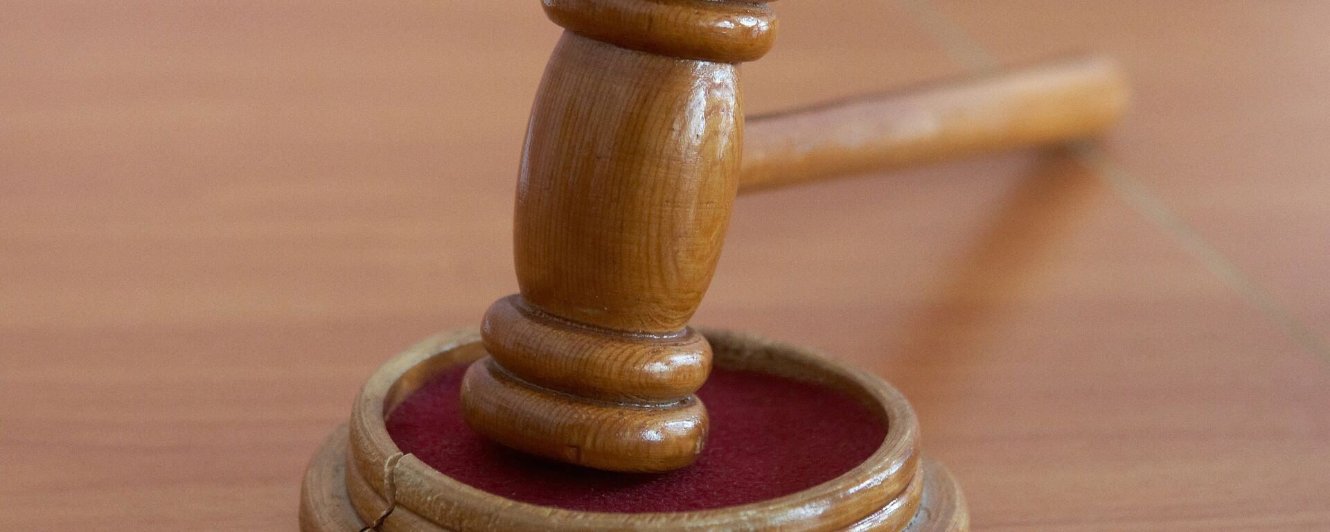 A judicial gavel A judicial gavel - Sputnik International, 1920, 22.09.2025