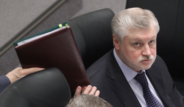 The speaker of the upper house of the Russian parliament Sergei Mironov - Sputnik International