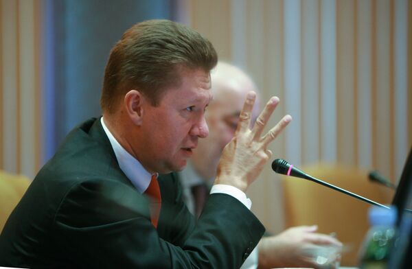 Gazprom's CEO Alexei Miller said on Monday - Sputnik International