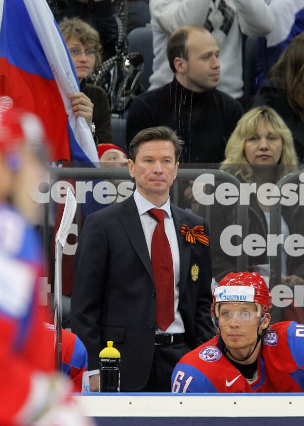 Head coach of Russia's hockey team says no plans to resign - Sputnik International