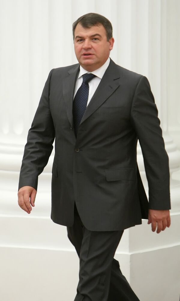 Russian Defense Minister Anatoly Serdyukov - Sputnik International