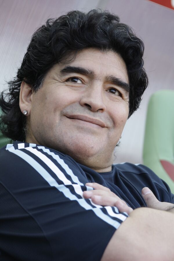 Argentine coach Diego Maradona - Sputnik International