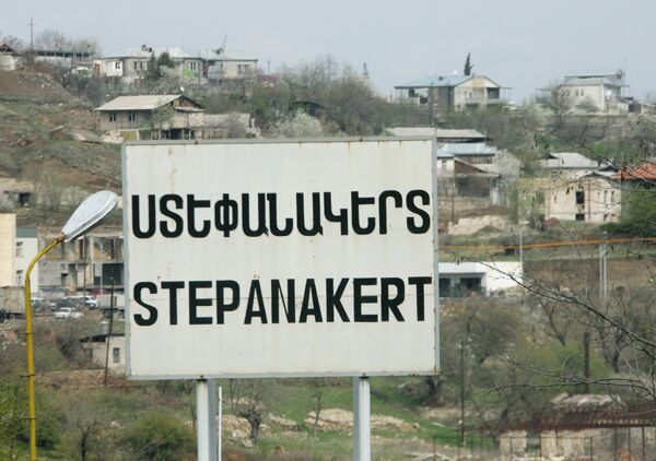 Stepanakert, the capital of the Nagorno-Karabakh Republic - Sputnik International