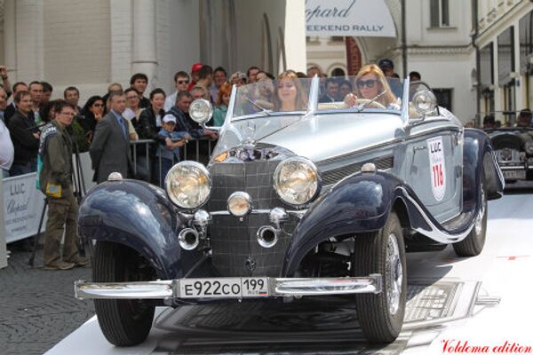 Participants of vintage car races  - Sputnik International