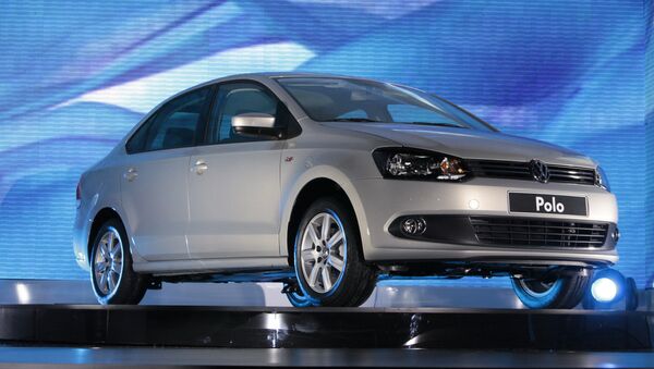 Volkswagen unveils new sedan for Russia - Sputnik International