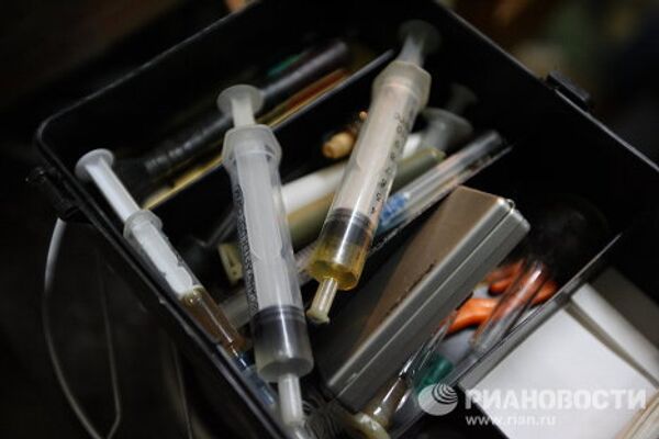 Shutting down an illegal drug laboratory  - Sputnik International