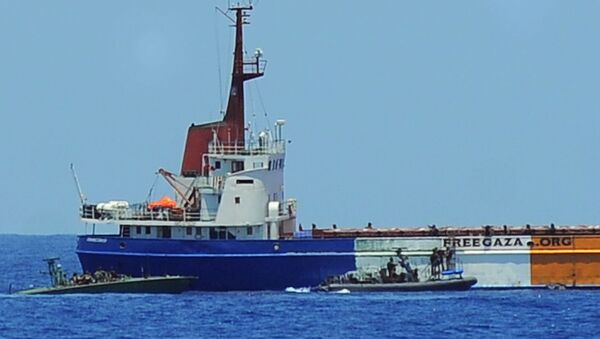 Israeli navy seize last Freedom Flotilla ship (file photo) - Sputnik International