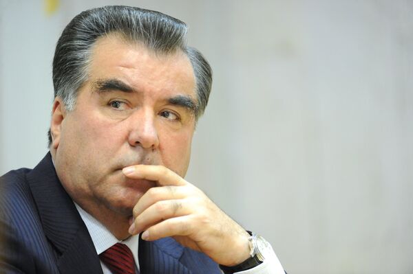 Tajik President Emomali Rahmon - Sputnik International
