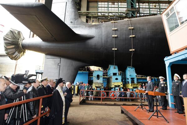 Severodvinsk, the first Yasen-class nuclear submarune - Sputnik International