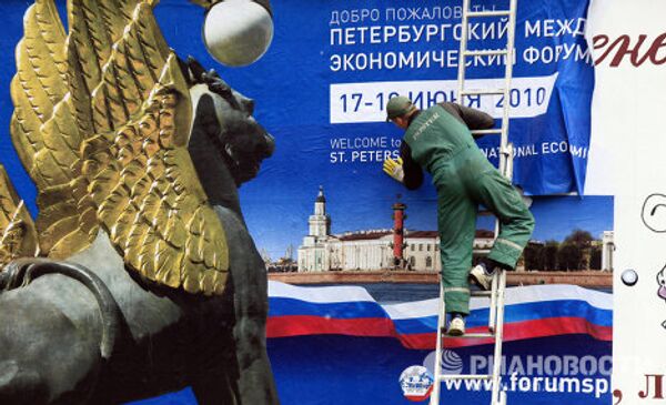 Preparations for St. Petersburg International Economic Forum - Sputnik International
