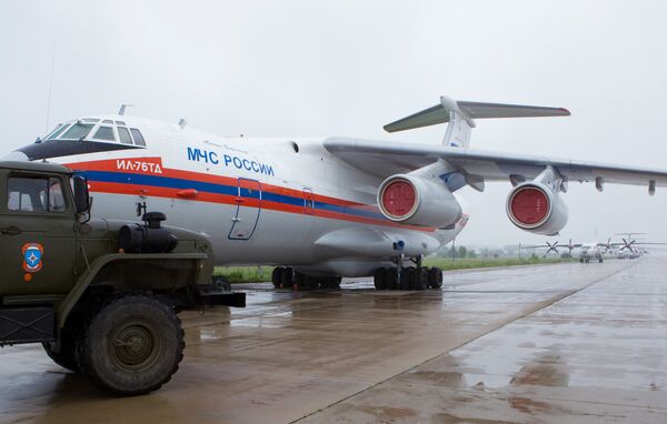 Russian aircraft with humanitarian aid  - Sputnik International