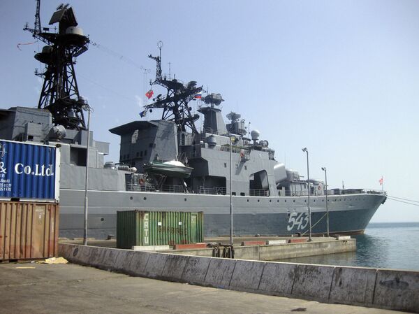 Guided-missile destroyer Marshal Shaposhnikov - Sputnik International