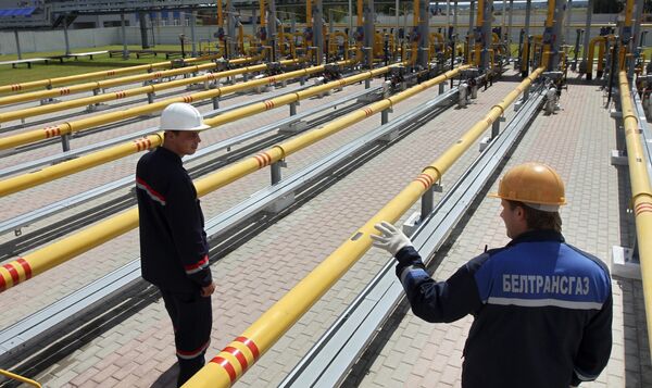 Gazprom says gas transit via Belarus fully restored - Sputnik International