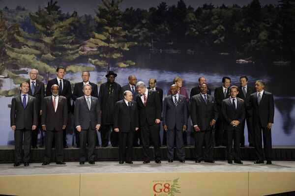 The G8 leaders - Sputnik International