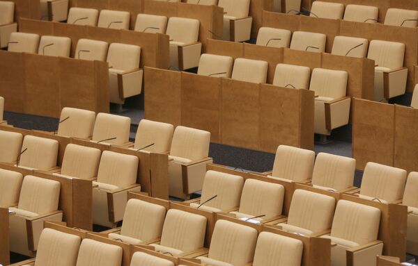 Empty seats in State Duma - Sputnik International