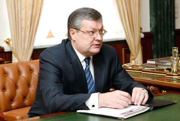 Ukrainian foreign minister Kostyantyn Hryshchenko - Sputnik International