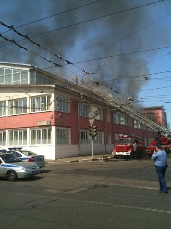 Fire breaks out in Moscow art center - Sputnik International