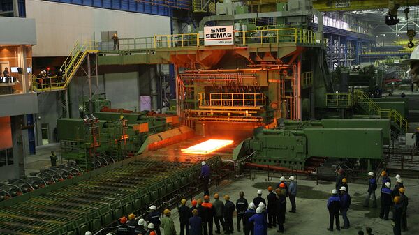 Russia's Magnitogorsk Iron and Steel Works - Sputnik International