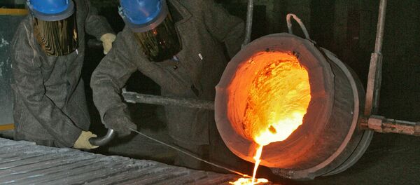 Russian steelworkers at at the Stupino Metallurgical Company outside Moscow. Russian steelworkers at at the Stupino Metallurgical Company outside Moscow. - Sputnik International