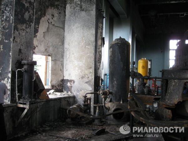 Aftermath of explosion at Baksan Hydropower Plant  - Sputnik International