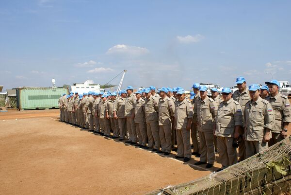 Russia's peacekeeping contingent in Sudan. Archive - Sputnik International